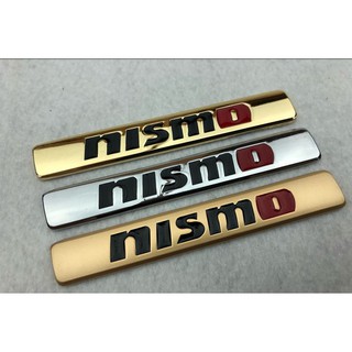 สติกเกอร์โลหะ โลโก้ NISMO สำหรับ NISSAN จำนวน 1 ชิ้น