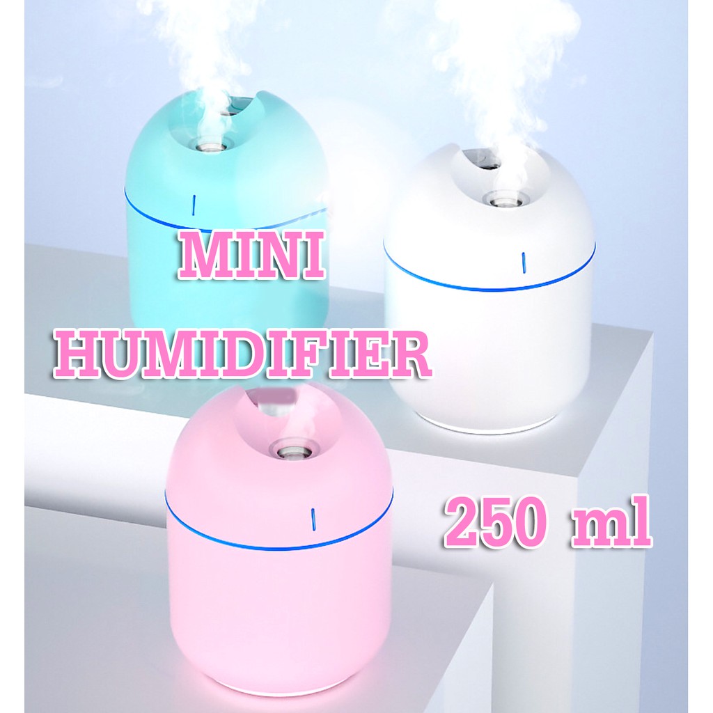 เครื่องพ่นไอน้ำมินิ 250 ml. สินค้าพร้อมส่ง เพิ่มความชื้นในอากาศ เตาอโรม่า