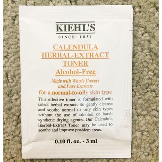 Kiehls Calendula Herbal- Extract Toner Alcohol Free 3 mL