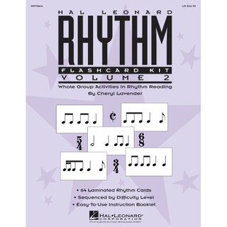 HAL LEONARD RHYTHM FLASHCARD KIT, VOLUME 2(HL09970614)