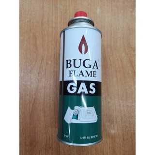 55-60 บาท แก๊สกระป๋อง จุกแดง BUGA GAS กระป๋องใหญ่ 520 ML