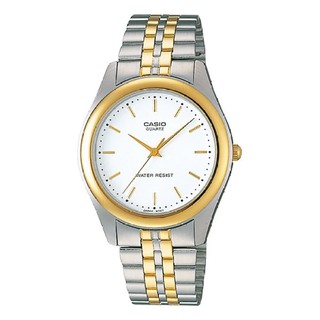 Casio รุ่น MTP-1129G-7A ( White/Silver ) / (ประกันCMG)