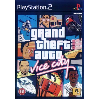 แผ่น PS2 GTA Grand theft auto vice city