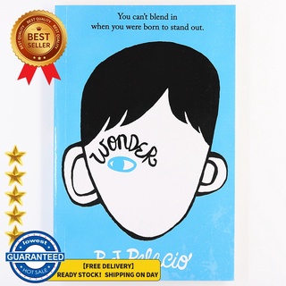 【ขายดี】Wonder by R. J. Palacio หนังสือภาษาอังกฤษ