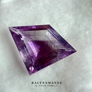 พลอยอเมทิสต์แท้ (  Amethyst  ) จากประเทศบราซิล ( สั่งทำตัวเรือนเครื่องประดับทักแชตแอมินนะคะ )