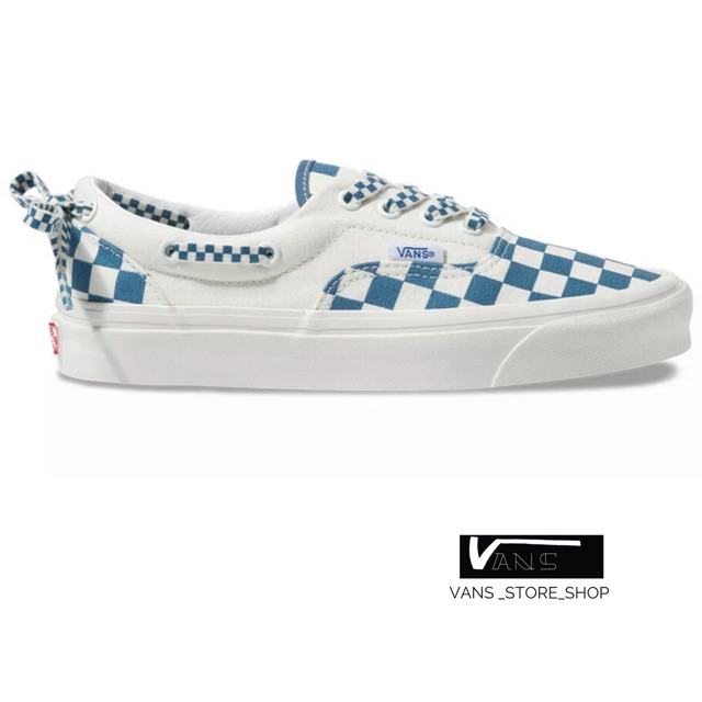 VANS STYLE95 LACEY DX ANAHEIM FACTORY OG BLUE CHECKERBOARD SNEAKERS สินค้ามีประกันแท้