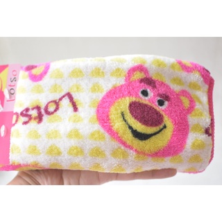 (( พร้อมส่ง )) ผ้าเช็ดหน้า Face Towel ล๊อตโซ่ ทอยสตอรี่ Toy Story Lotso จาก Seria ญี่ปุ่น