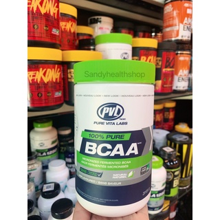 PVL 100% PURE BCAA strength endurance กรดอะมิโนช่วยฟื้นฟูกล้ามเนื้อ ดูดซึมได้ทันที