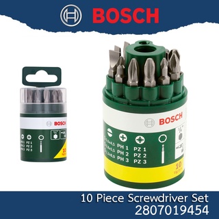 Bosch ชุดดอกไขควง 10 ตัวชุด 2 607 019 454