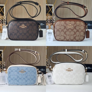 ของแท้100%สินค้าพร้อมส่งCOACH MINI JAMIE CAMERA BAG IN SIGNATURE CANVAS C9926/CA732/CH475/CH522/CH351