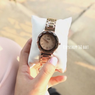 Gedi watch สายสีพริ้งโกลด์