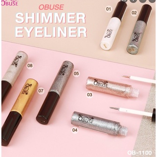 ⚡FLASH SALE⚡♡พร้อมส่งอายไลเนอร์วิ้ง OB-1100 Obuse shimmer eyeliner (only 1pcs)