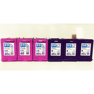Hp 60xl BK Hp 60xl Co ของแท้ แบบไม่มีกล่อง ไม่มีถุง ขายโล๊ะ มีประกัน ของแท้