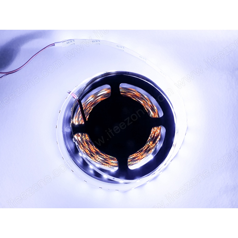 ไฟเส้น LED Strip เส้น 5630 60 เม็ด/เมตร 20000K ขาวอมฟ้า (5 เมตร) ไฟซ่อนฝ้า ไฟตู้โชว์ ไฟ ตู้เสื้อผ้า ไฟริบบิ้น ไฟ แอลอีดี