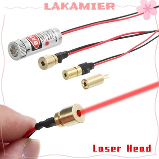 Lakamier โมดูลหัวเลเซอร์ไดโอดโฟกัส 650nm 5mW