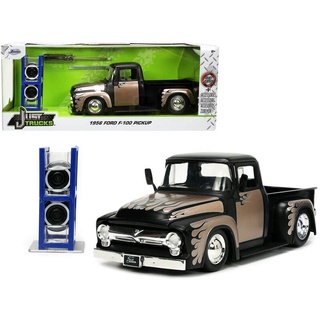 โมเดล 1/24 1956 Ford F-100 Pickup + ชุดเปลี่ยนล้อ [Jada]