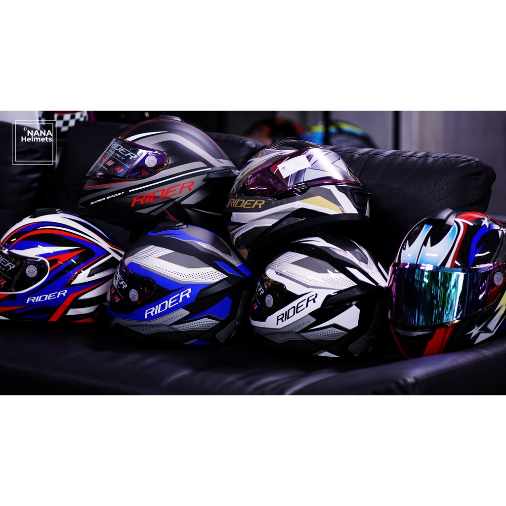 หมวกกันน็อค RIDER VORTEX 💕🏁 - รูปที่ 2