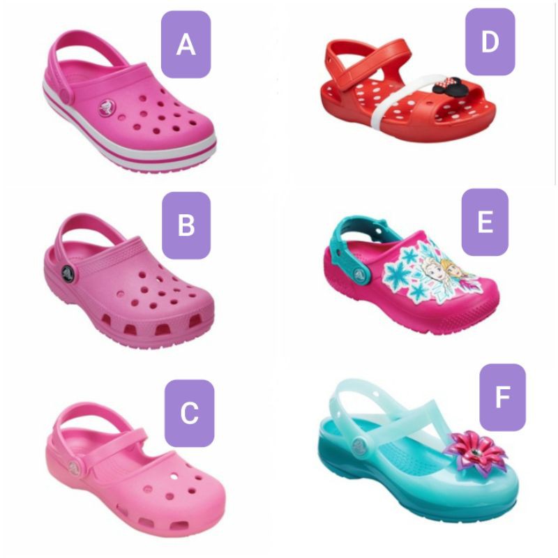 รองเท้าเด็ก crocs มีหลายแบบ size c8-c13 แท้ ป้ายไทย ไม่ใช่ของหิ้ว