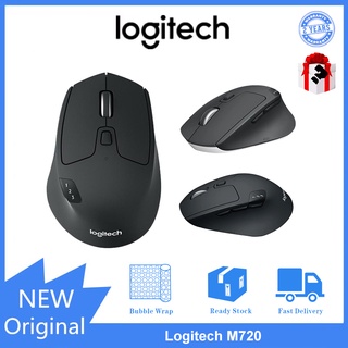 Logitech M720 เมาส์บลูทูธไร้สาย โหมดคู่ 8 ปุ่ม 1000dpi