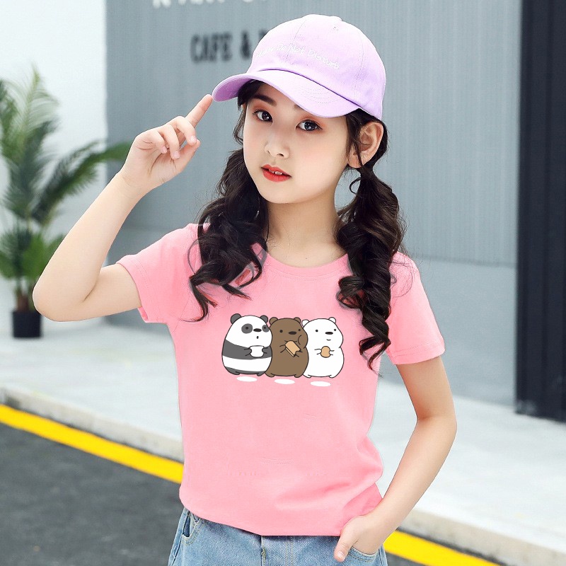H149 เสื้อเด็กแฟชั่ง เสื้อยืดแขนสั่งได้ทังเด็กชายและเด็กหญิง ลายสวยน่ารับ ผ้านุ่นใส่สบายมี7สีให้เลือก