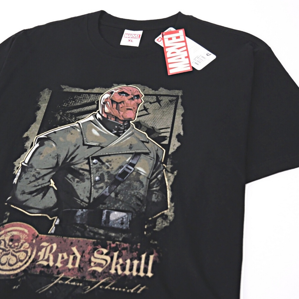 Power7Shop เสื้อยืดการ์ตูน มาร์เวล Red Skull ลิขสิทธ์แท้ MARVEL COMICS T-SHIRTS (MVX-168) — صورة 3
