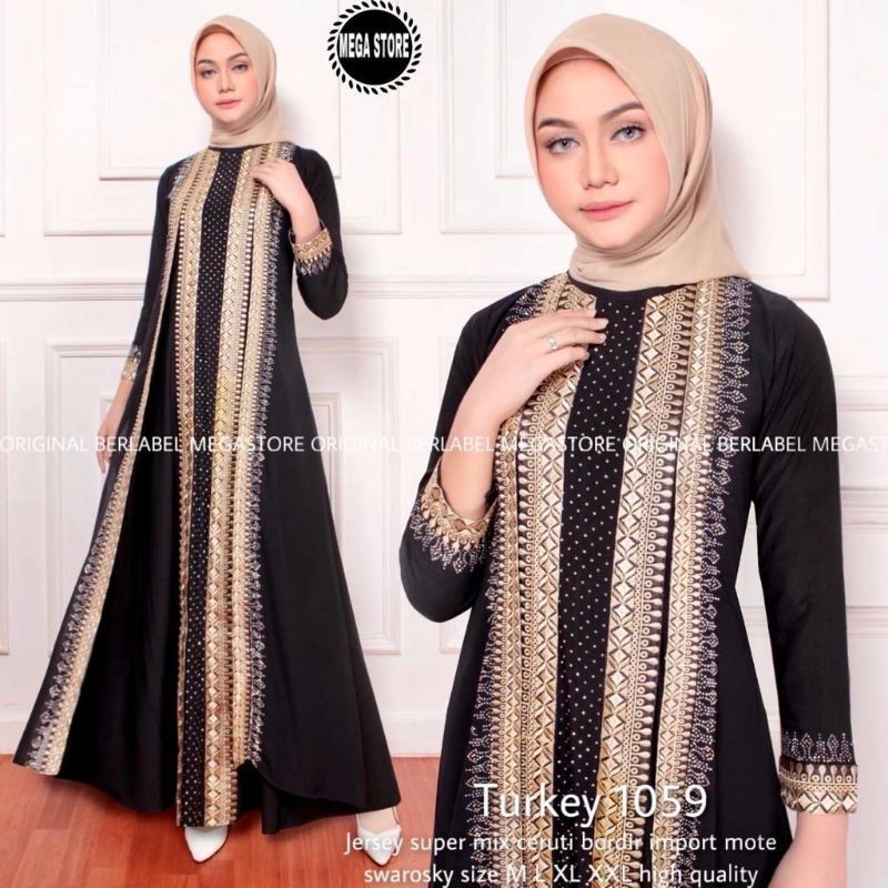 TURKEY ABAYA 1059***