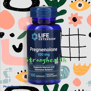 เพรกนิโนโลน (Pregnenolone) 100mg ช่วยดูแล เสริมสร้างฮอร์โมนอื่นๆ ได้แก่ ฮอร์โมนเพศ,แอสโทรเจน,เทสโทสเทอโรน,โพรเจสเทอโรน