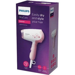 PHILIPS - LESASHA ไดร์เป่าผม (1,000 วัตต์) รุ่น HP8108 - LS1356 ( ของเเท้สายไฟ 2 ขาไฟบ้าน )