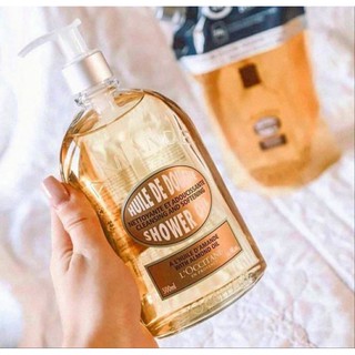 (พร้อมส่ง)*New*Loccitane Almond Shower Oil 500 ml