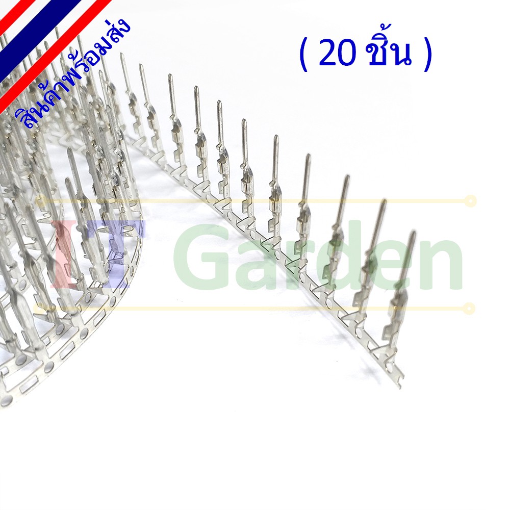 Dupont male ขั้วต่อเทอร์มินัลจัมเปอร์ 2.54mm (20 ชิ้น)