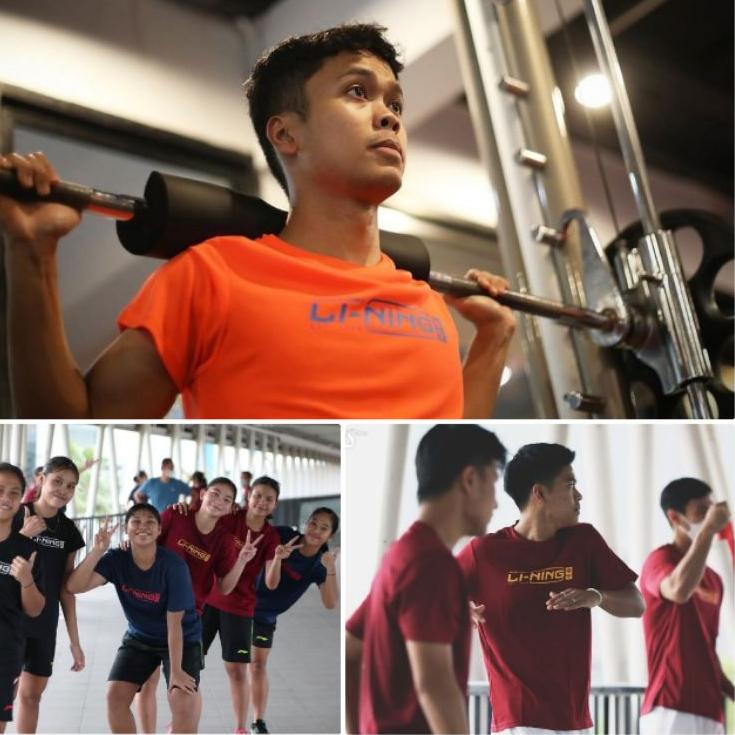 (สินค้ามีจํานวนจํากัด) [ ใหม่ ] BADMINTON JERSEY BADMINTON T-SHIRT THOMAS UBER TRAINING TEAM INDONES