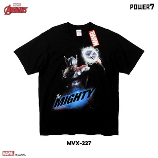 เสื้อยืดโอเวอร์ไซส์Power 7 Shop เสื้อยืดการ์ตูน ลาย THOR ลิขสิทธ์แท้ MARVEL COMICS  T-SHIRTS (MVX-227)S-3XL