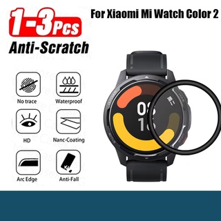 ฟิล์มป้องกันรอยขีดข่วน 3D 2 ชิ้นสําหรับ Xiaomi Mi Watch Color 2