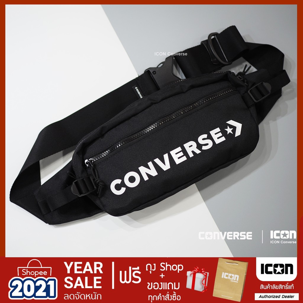 converse star chevron waist bag