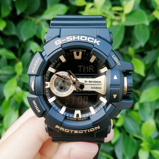 นาฬิกาจีช็อคของแท้ CASIO® G-Shock, Garish Series Watches - Black/Gold รุ่น GA-400GB-1A9CR *รับประกันสินค้าแท้ 100%