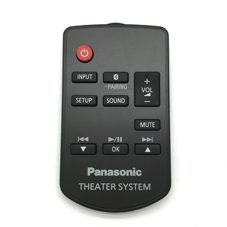 รีโมท ชุดโฮมเธียเตอร์ Panasonic รุ่น SC-HTB600 Home Theater Sound Bar Remote Control อะไหล่เบอร์ N2QAYC000132