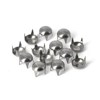 100pcs Dome Studs Claw Rivets Handmade Leather Crafts DIY Accessories 5mm~12mm