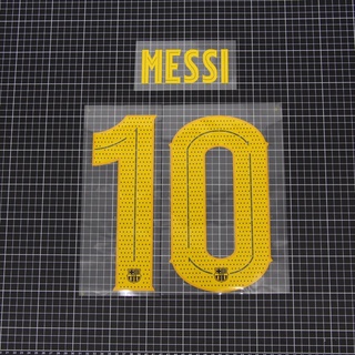 2019-21 MESSI 10 BARCELONE Home Ver. Uefa NAME SET Transfer Film