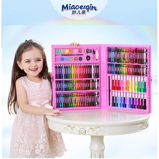 เซ็ทระบายสี  ชุดใหญ่  จัดเต็มมากมาก  168  ชิ้น