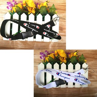 แชมป์เปี้ยน 2 ชิ้น เชือกเส้นเล็กยอดนิยมสำหรับโทรศัพท์มือถือสลิง ID Badge พวงกุญแจ Lanyards สายคล้องคอไนลอน