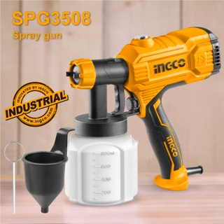 กาพ่นสีไฟฟ้า กาพ่นสีไฟฟ้า 350W  spray gun 350W  รายละเอียด  แรงดันพ่น 0.1-0.2 บาร์ กำลังไฟ 350 วัตต์ ความจุ : 800ml