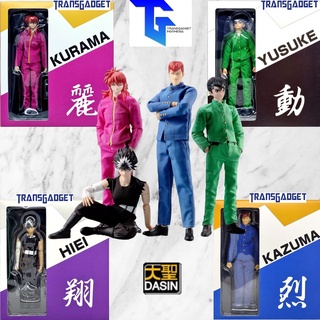 โมเดลฟิกเกอร์ Yu Yu Hakusho Yusuke Urameshi Kurama Hiei Kuwabara Kazuma สเกล 1/10