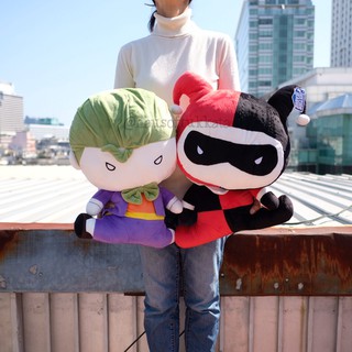 หมอนสอดมือ Joker &amp; Harley Quinn ท่านั่ง 18นิ้ว