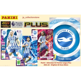 [Brighton &amp; Hove Albion] Panini 2021/22 Premier League Adrenalyn XL PLUS ชุดสะสม