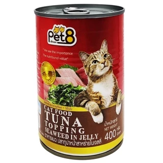 อาหารแมวกระป๋อง Pet8(เพ็ทเอท) 400g 8 รสชาติ