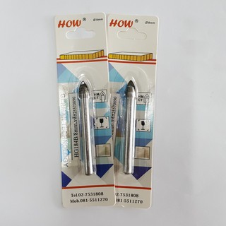 ดอกเจาะกระเบื้องหัวโพธิ์ 8 MM. Step drill 8 MM. จาก How glass tech company limited