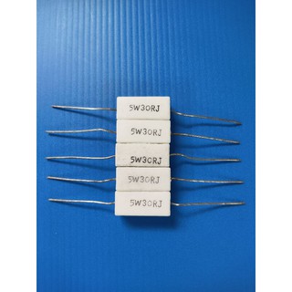 R กระเบื้อง ตัวต้านทาน 5 W 30 Ohm (แพ็ค 5 ตัว)