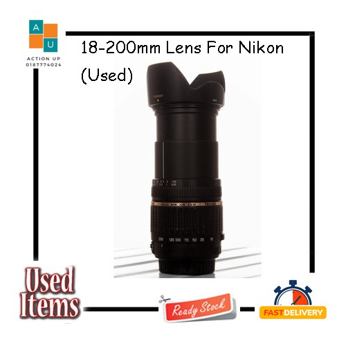 เลนส์ Tamron 18 x 200mm สําหรับ Nikon (มือสอง)