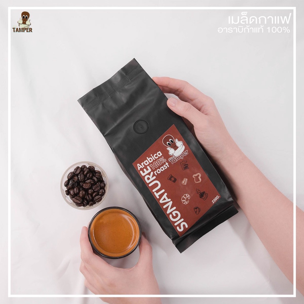 PANA Brand Sunny: เมล็ดกาแฟอาราบิก้าแท้ 100% คั่วกลางถึงเข้ม ขนาด 500 กรัม