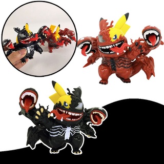 โมเดลตุ๊กตาฟิกเกอร์ Venom Pikachu Carnage ของเล่นสําหรับเด็ก